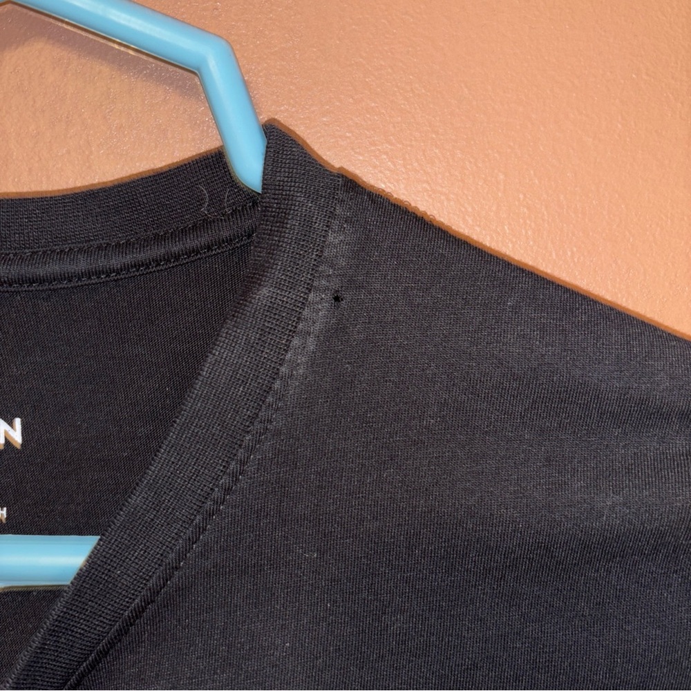 Peloton Shirt Mens Small Black Short Sleeve Active Casual Cotton - Picture 7 of 8